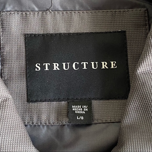 Vintage Structure Men's Grey Mesh Jacket - Picture 7 of 14